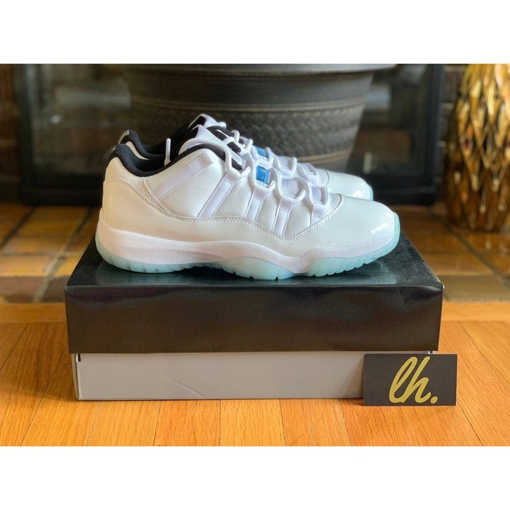 Size 11 Air Jordan Retro 11 Low "Legend Blue" - Picture 3 of 5